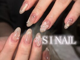 ぷっくり立体フラワーネイル