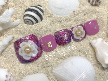 エストリブレ(estLivre)/3Dフラワーフット