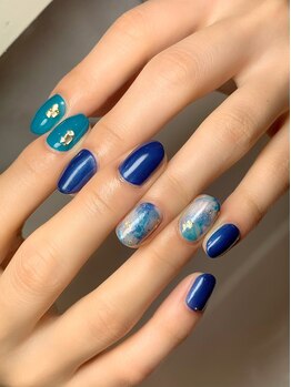 キャプラスネイル プリマ/夏マーブル