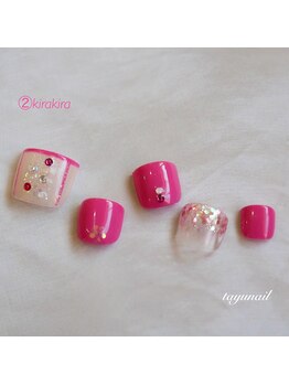 たゆ ネイル(たゆnail)/フットデザインネイル☆