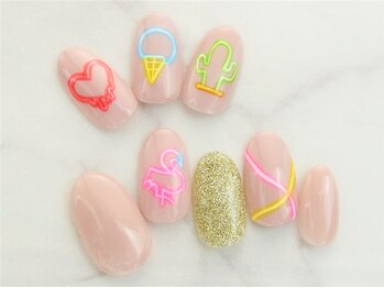 ネイルズガッシュ 大森駅前店(NAILs GUSH)/*Poppinネオン*
