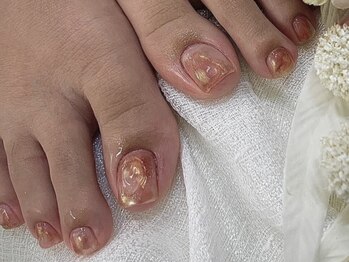 ネイルズ バイ ケイティ(Nails by Katy)の写真/ハンドネイルができない方にもぴったり◎足元から楽しむネイルで毎日がちょっと特別に【西鉄久留米駅6分】