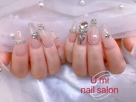 チップ長さ出し＊キラキラネイル