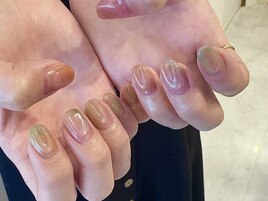 春ニュアンスネイル