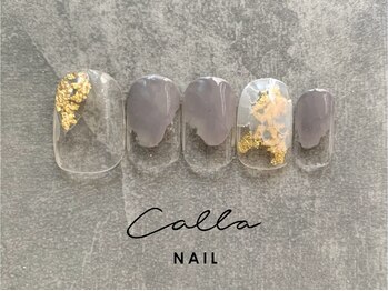 カラネイル 南森町店(calla nail)/水彩アート