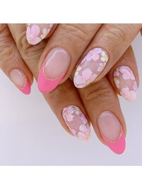 シンプルジェルネイル＆本格ケア