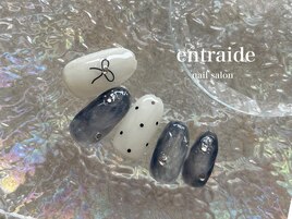 シースルーリボンネイル