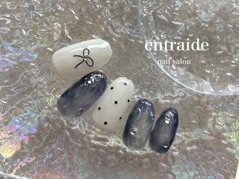 アントレッド(entraide)/シースルーリボンネイル