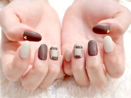 ＃冬ネイル＃2月＃チェック