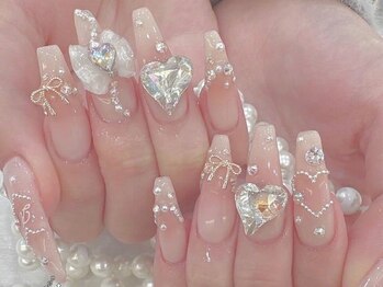 アイコニックネイル(Iconic Nail)の写真/【カラー500種パーツ1000種以上♪】持ち込みOK☆アートやり放題 ¥8500~!口コミ高評価店で理想のネイルに