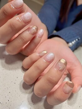 ステムネイル 下北沢(stem nail)/定額middle nudie 大理石