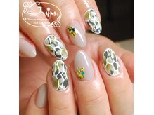 ジュジュ(Juju)/迷彩柄風クールなデザインネイル