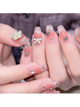 クイーンズビューティーサロン 新宿本店(Queen's beauty salon)/チップ長さ出しアートやり放題