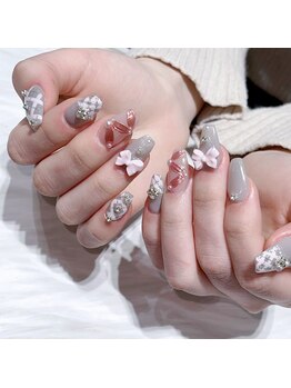 クイーンズビューティーサロン 新宿本店(Queen's beauty salon)/チップ長さ出しアートやり放題