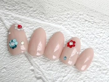 シベル(Ci belle)/フラワーネイル/韓国ネイル