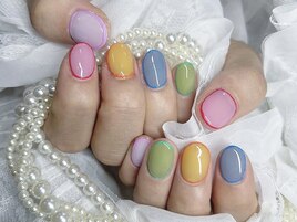 カラフルネイル8500円