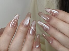 持ち込みデザイン　ロングネイル