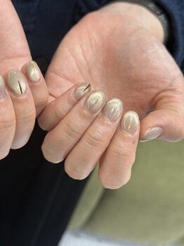 モツヲネイル(motsu.O! NAIL)/マグフレンチ×ラインデザイン