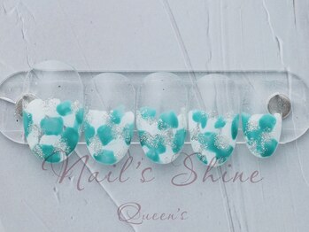 ネイルズシャインクイーンズ(nail's Shine Queen's)/クリアグラデーションアート
