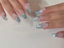 マグネットグラデーション×バラ