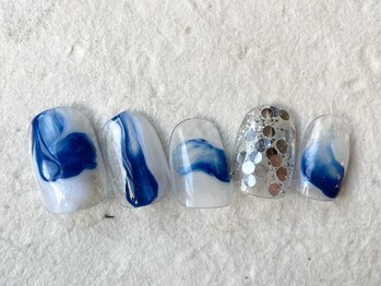 アイネイルズ 梅田店(I nails)/シースルーニュアンス¥7200
