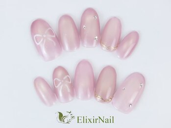 エリクサーネイル 渋谷(Elixir Nail)/定額aシンプル/クーポン使用