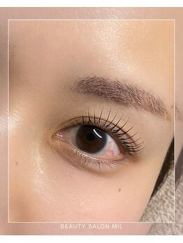 ミル(Mil)の写真/まつ毛をしっかり上げたい方も、減ってしまって育てたい方も◎