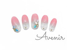 アヴィニール 表参道(Avenir)/大人グラデスプリング　ネイル