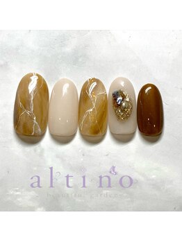 アルティノ ネイル ガーデン(altino nail garden)/大理石ネイル