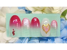 クバーナ(CUBANA)/キラキラハートネイル￥6,300