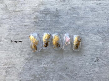 シンプリー ネイルアンドアイラッシュ 祖師谷大蔵店(Simpliee Nail&Eyelash)/ホイルアートネイル