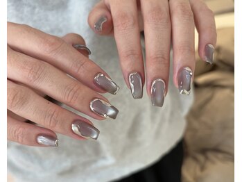 ランド ネイル 博多(LAND)/マグネットネイル.○by.rena