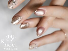 ミラーフレンチシースルードット