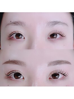 リコ(Rico)/マスカラパーマ+アイブローwax