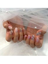 春デザインネイル/お花ネイル