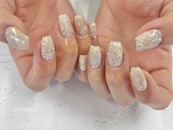レオネイル 総社店(leo nail)/春レースネイル