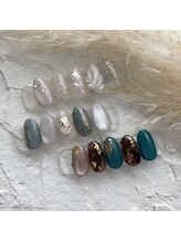 エムズネイル 本店/8月　サンプルC   ￥9600