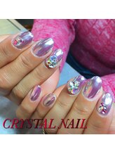 クリスタルネイル ボンベルタ橘店(CRYSTAL NAIL)/ミラーネイル