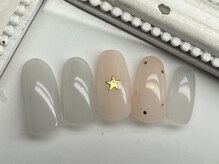 ネイリッシュサロン エー(Nailish Salon A)/シンプルスターネイル