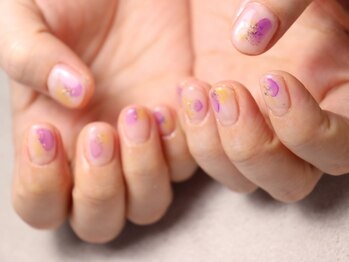 コズミックネイル(cosmic nail)/水彩色鉛筆アート