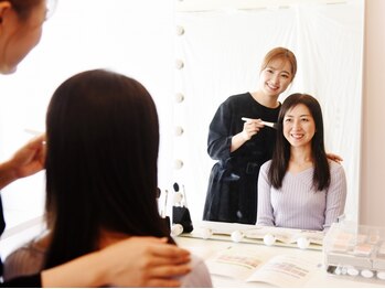 マミュ 銀座トータルビューティー店(MAMEW)の写真/【イベント盛りだくさんの季節の前に】ご自分に合った色味やメイクを習得してメイクを見直す自己投資にも♪