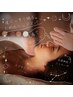 夜ぐっすり眠れるためのヘッドスパ★ボディ60分＋ヘッド30分/足湯/首リンパ付