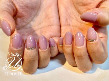 ユーネイル(U-nail)/シンプルストーンネイル