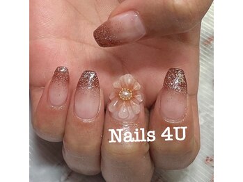 ネイルズフォーユー(Nails 4 U)/フラワーネイル