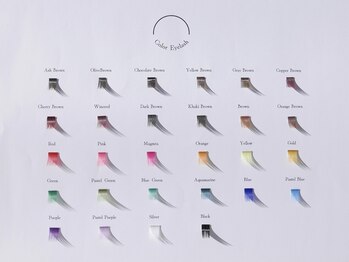 バースプラスリム(virth+LIM)/エクステカラーチャート