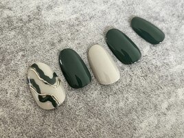秋カラー×ワンポイントデザイン