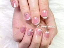 ザ デミュア 高田馬場店/ワンホンチークネイル