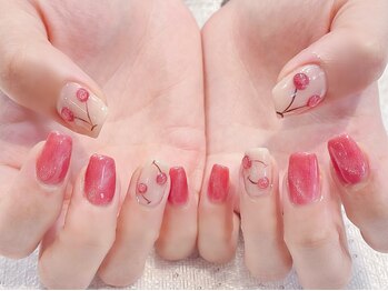ラルネイル 大宮(Lull. nail)/#さくらんぼネイル