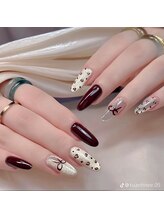 ビビビューティースパ オオサカ(Bibi Beauty Spa Osaka)/４本アート　持ち込みデザイン