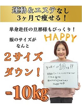 ビオ整体院 北 名古屋院/ダイエット実績(痩身/整体)